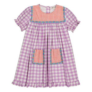 Hello Simone - Louisette Vichy Dress | Lavender