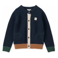 Liewood - Tiago Wool Cardigan | Navy Blue