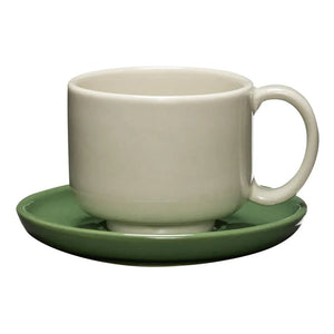 Hübsch - Amare Cup and Saucer | Sand