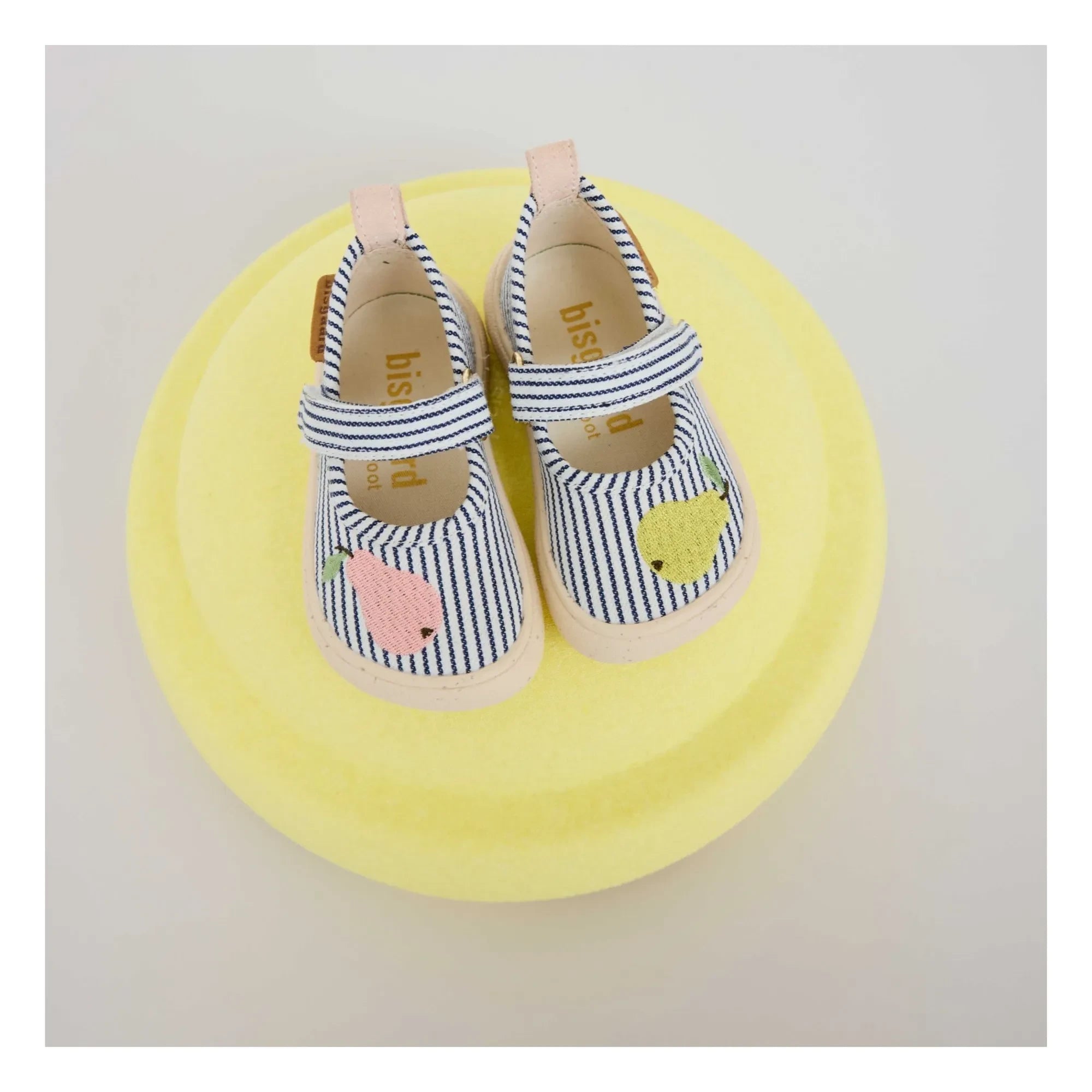 Bisgaard - Teal Striped Scratch Slippers