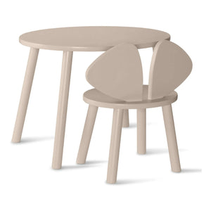 Nofred - Birch Mouse Table and Chair | Beige