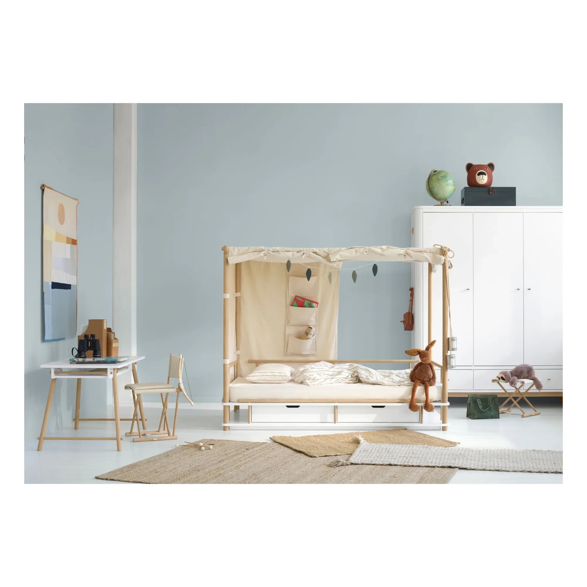 Oliver Furniture - Camp Wild yatak örtüsü | Bej