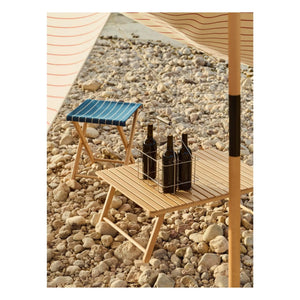 Hay - Outdoor Market Foldable Stool, Jasper Morrison | Blue