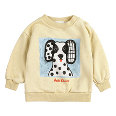Bobo Choses - Dalmatian Organic Cotton Baby Sweatshirt | Yellow
