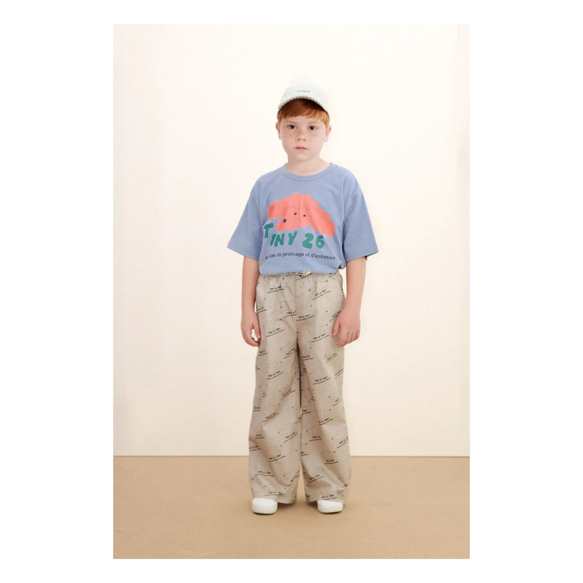 Tinycottons - Tiny 26 Organic Cotton T-Shirt | Gray Blue