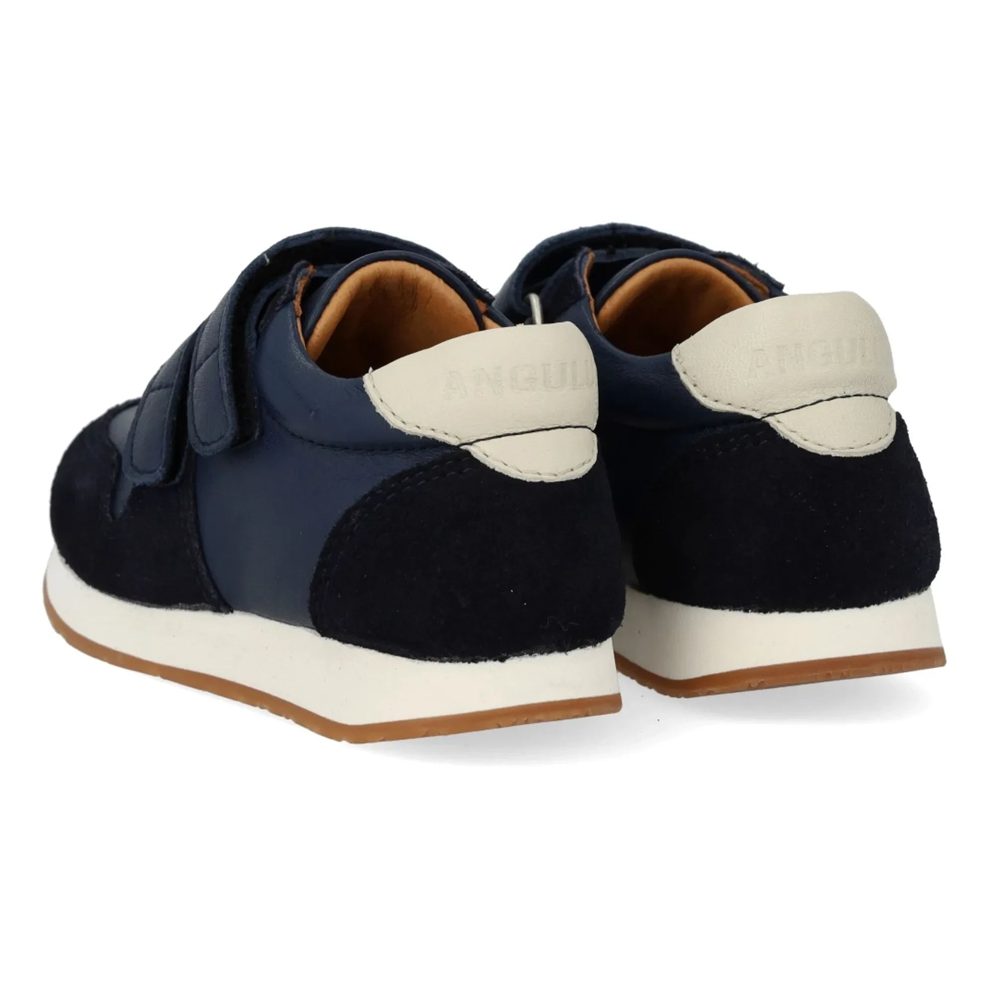 Angulus - Double Striped Sneakers | Navy Blue