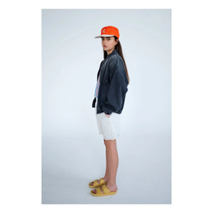 Repose AMS - Organic Cotton Denim Windbreaker | Charcoal Gray