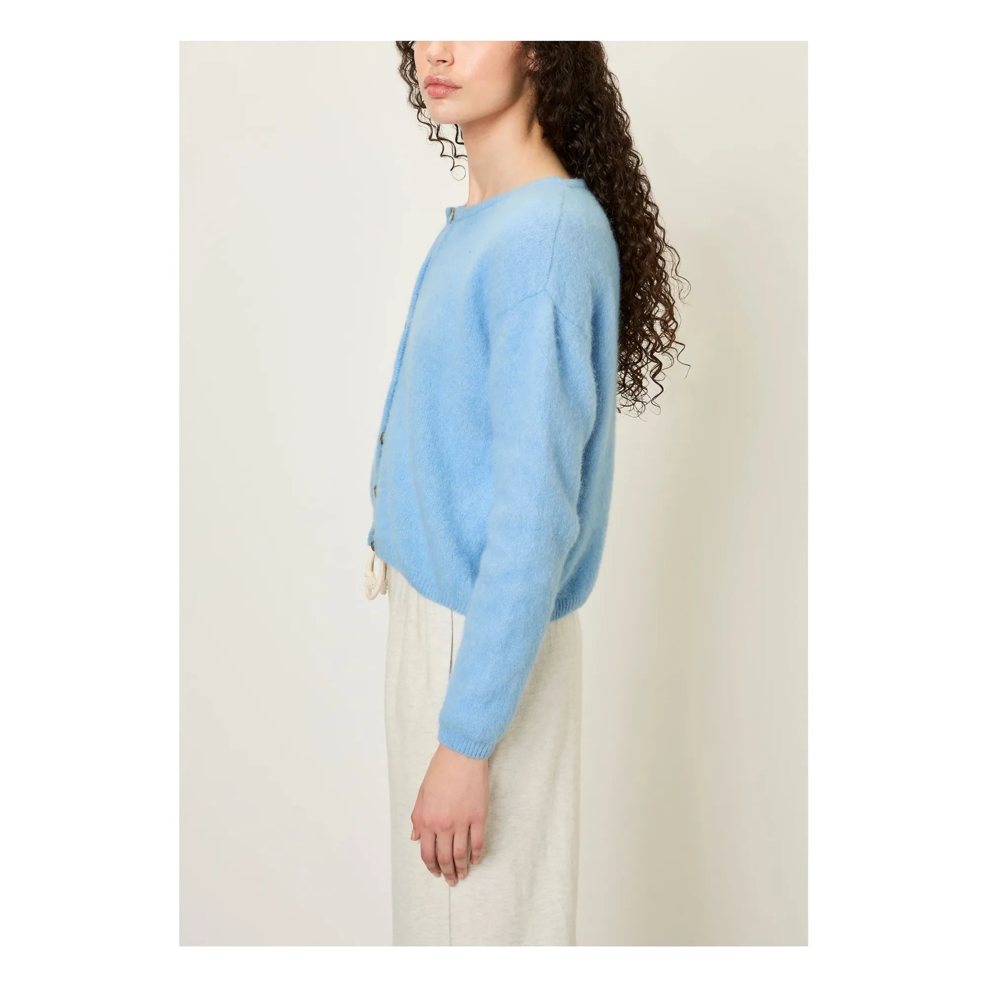 American Vintage - Vitow Alpaca & Wool Vest | Light Blue