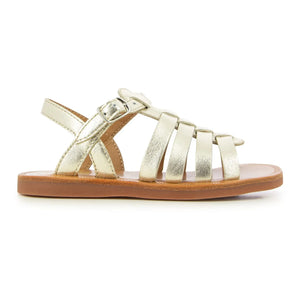 Pom d'Api - Plagette Buckle Sandals | Gold
