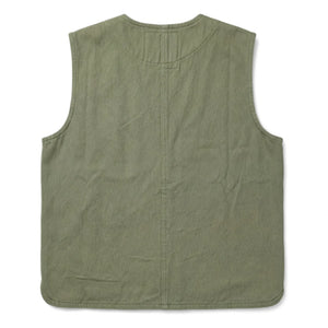 Hundred Pieces - Mara Sleeveless Jacket Boots | Almond Green