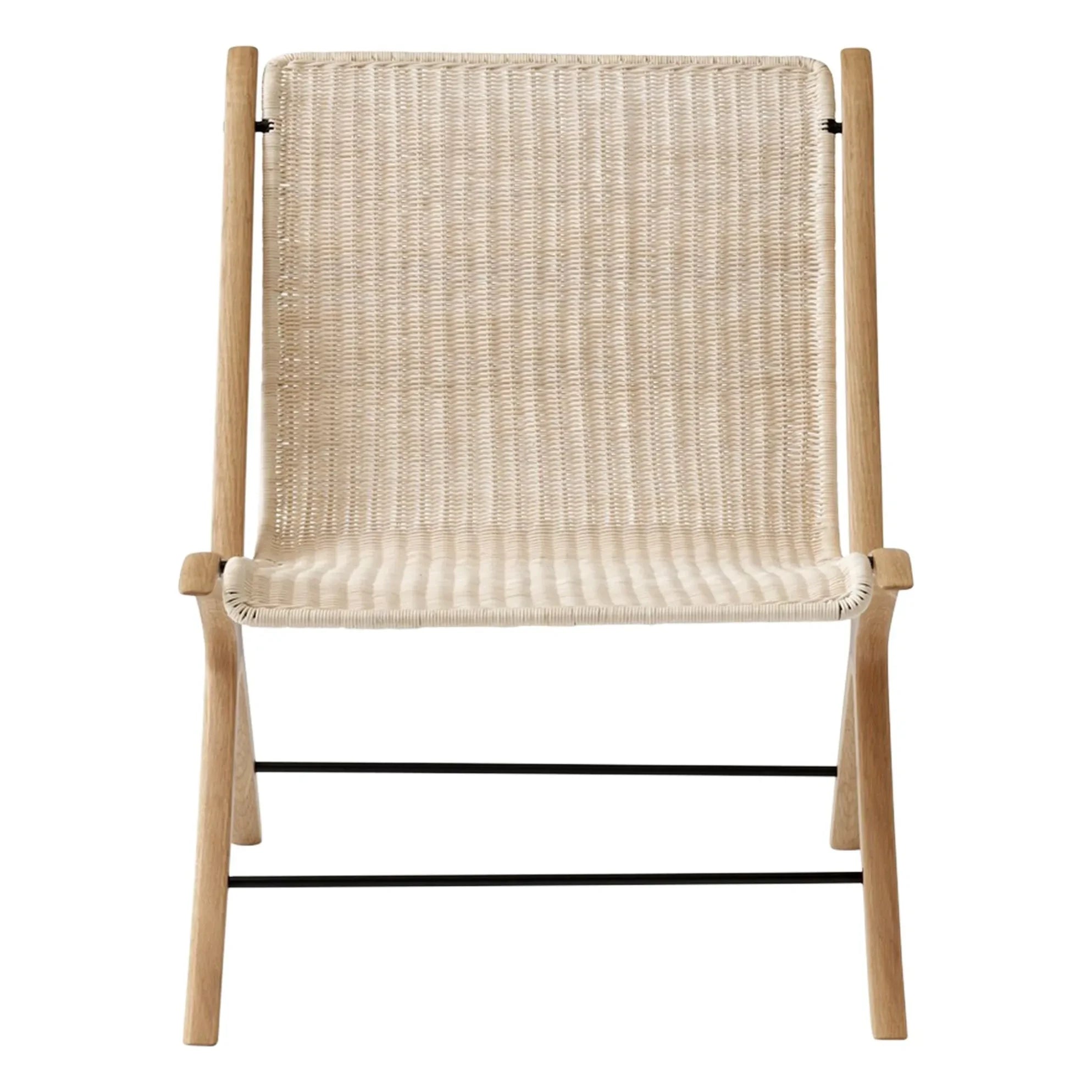 & Tradition - X HM10 Lounge Chair, Hvidt & Mølgaard | Natural