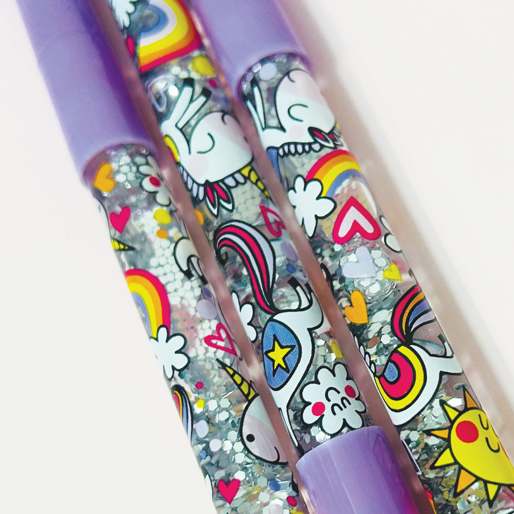 Rachel Ellen - Shimmering Pen Purple Unicorn