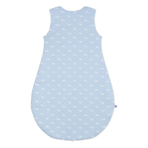 Petit Bateau - Baleines Organic Cotton Sleep Suit | Light Blue