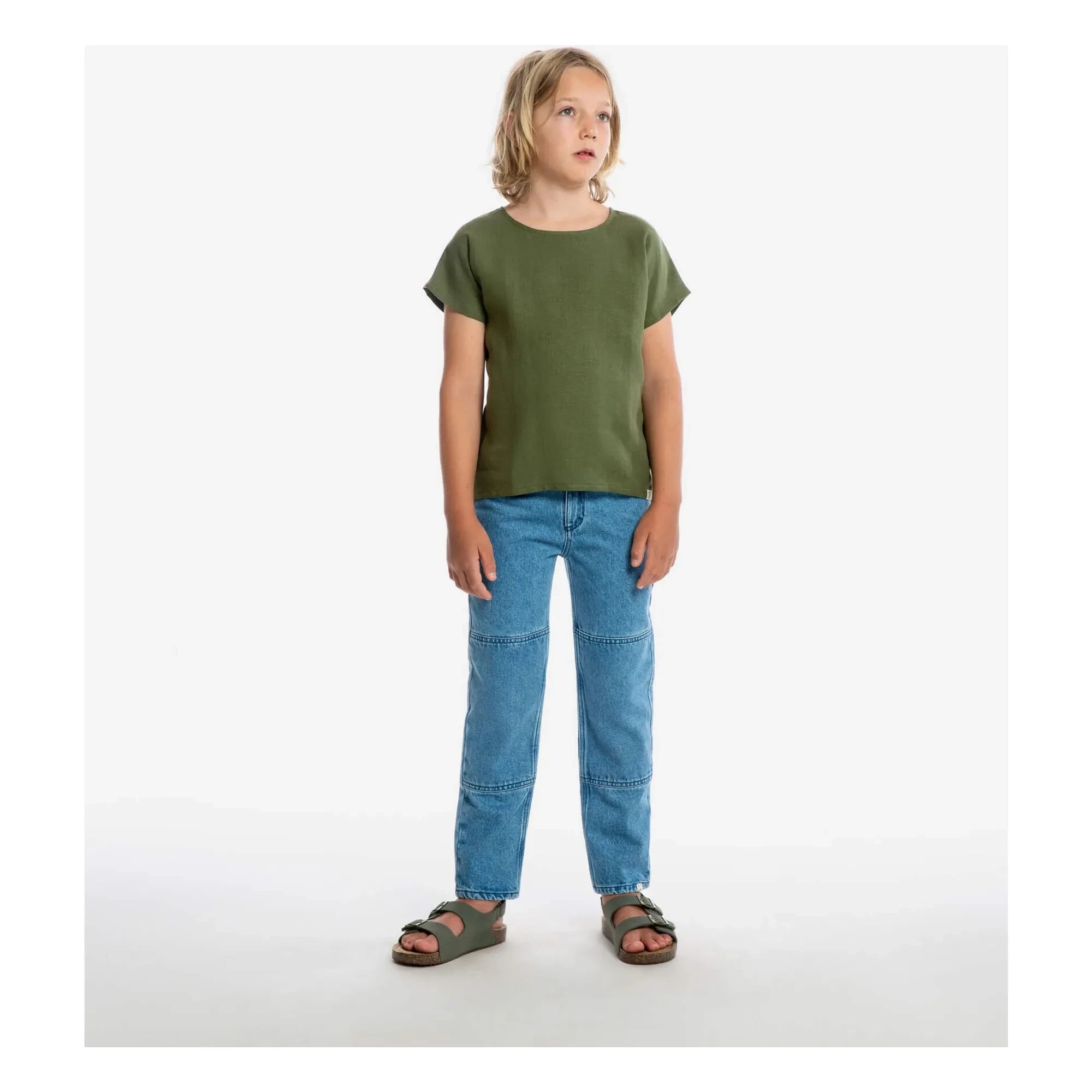 Matona - Easy Lin T-shirt | Olive