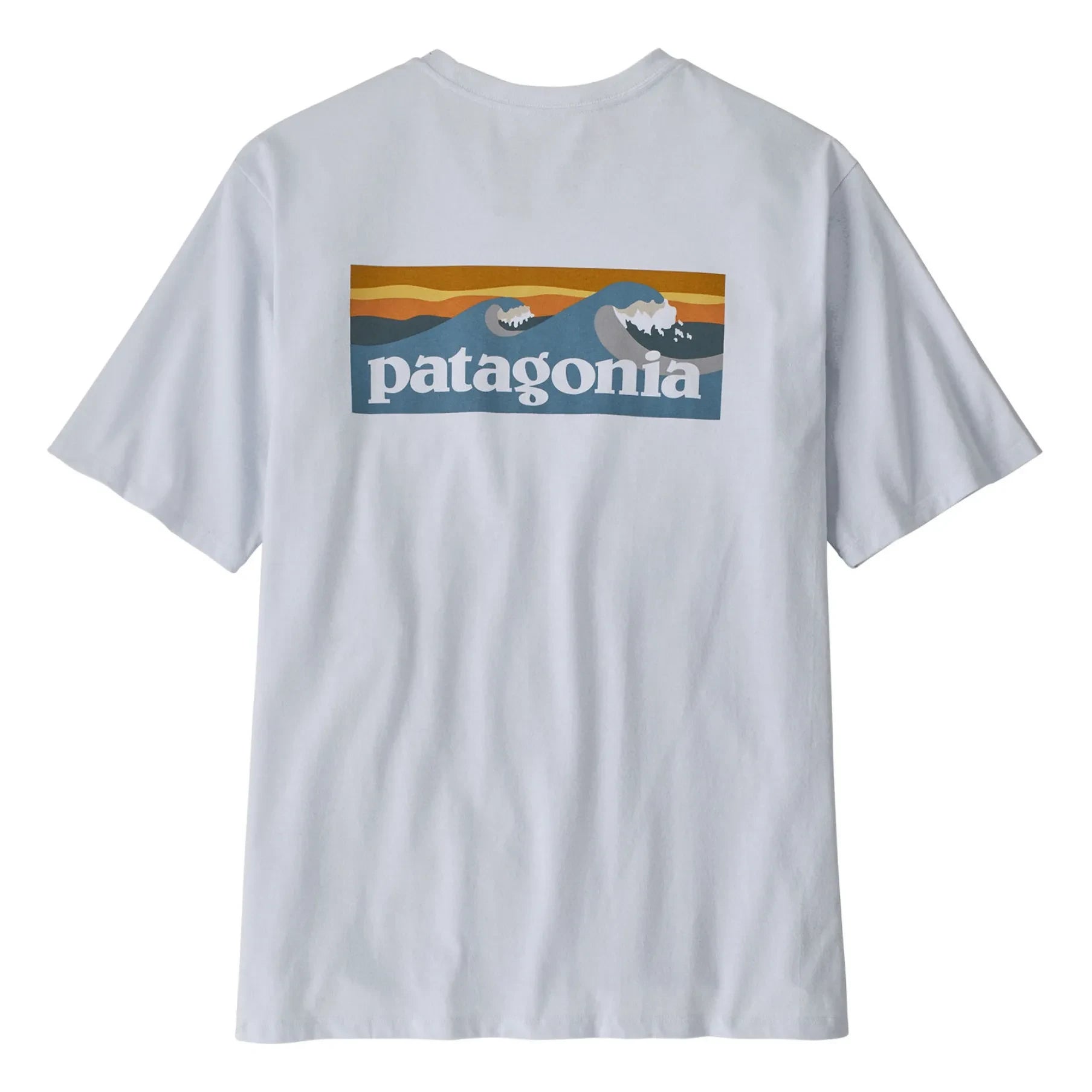 Patagonia - Boardshort Logo Pocket Recycled T-Shirt | Light Blue