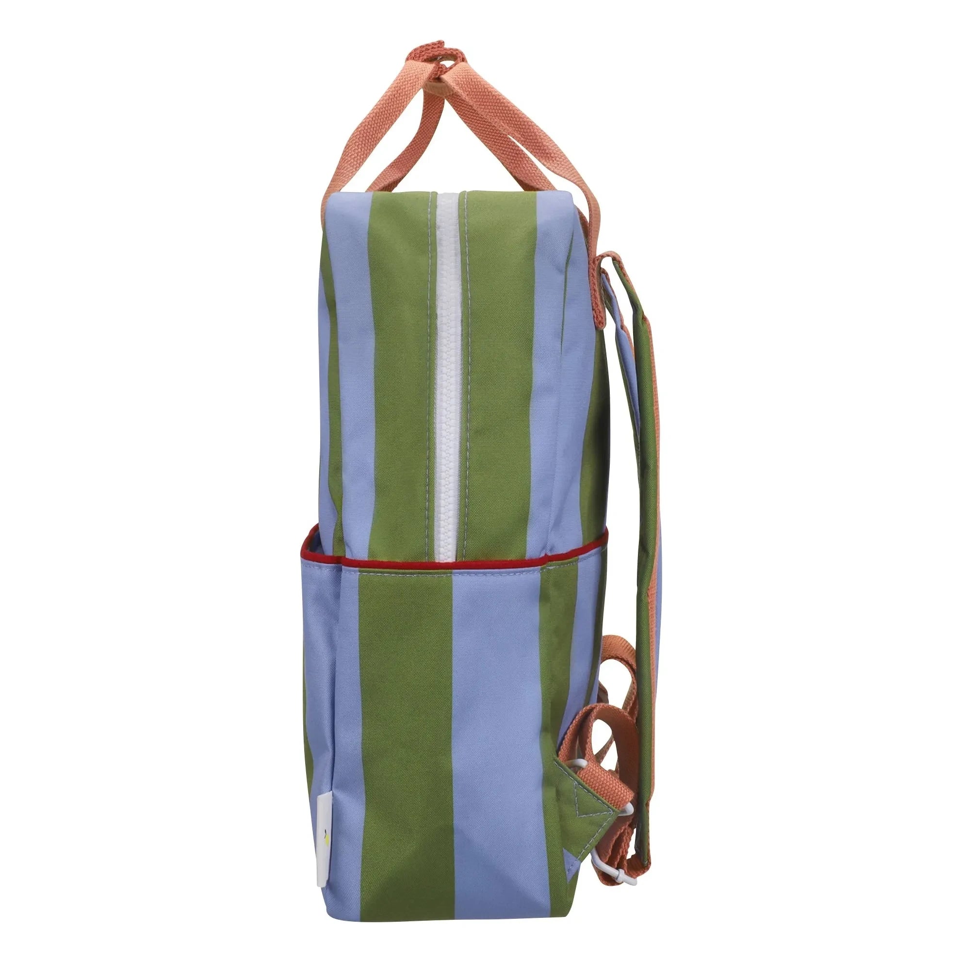 Sticky Lemon - Large Striped Backpack | Green