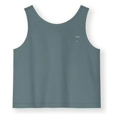 Gray Label - Box-Shaped Organic Cotton Top | Gray Blue