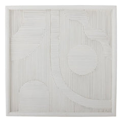 Bloomingville - Patina Polyresin Wall Decor | White