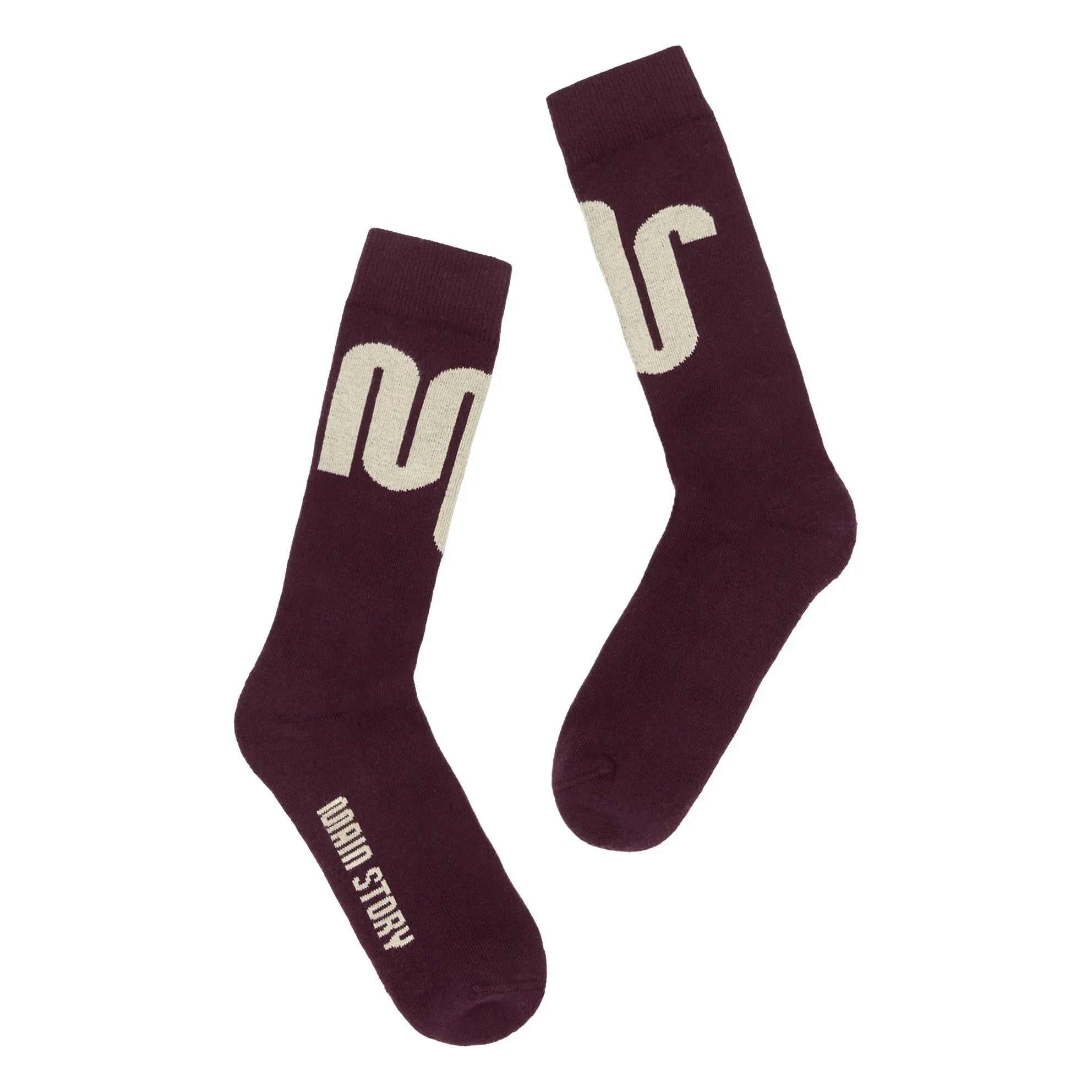 Main Story - Organic Cotton Socks | Burgundy