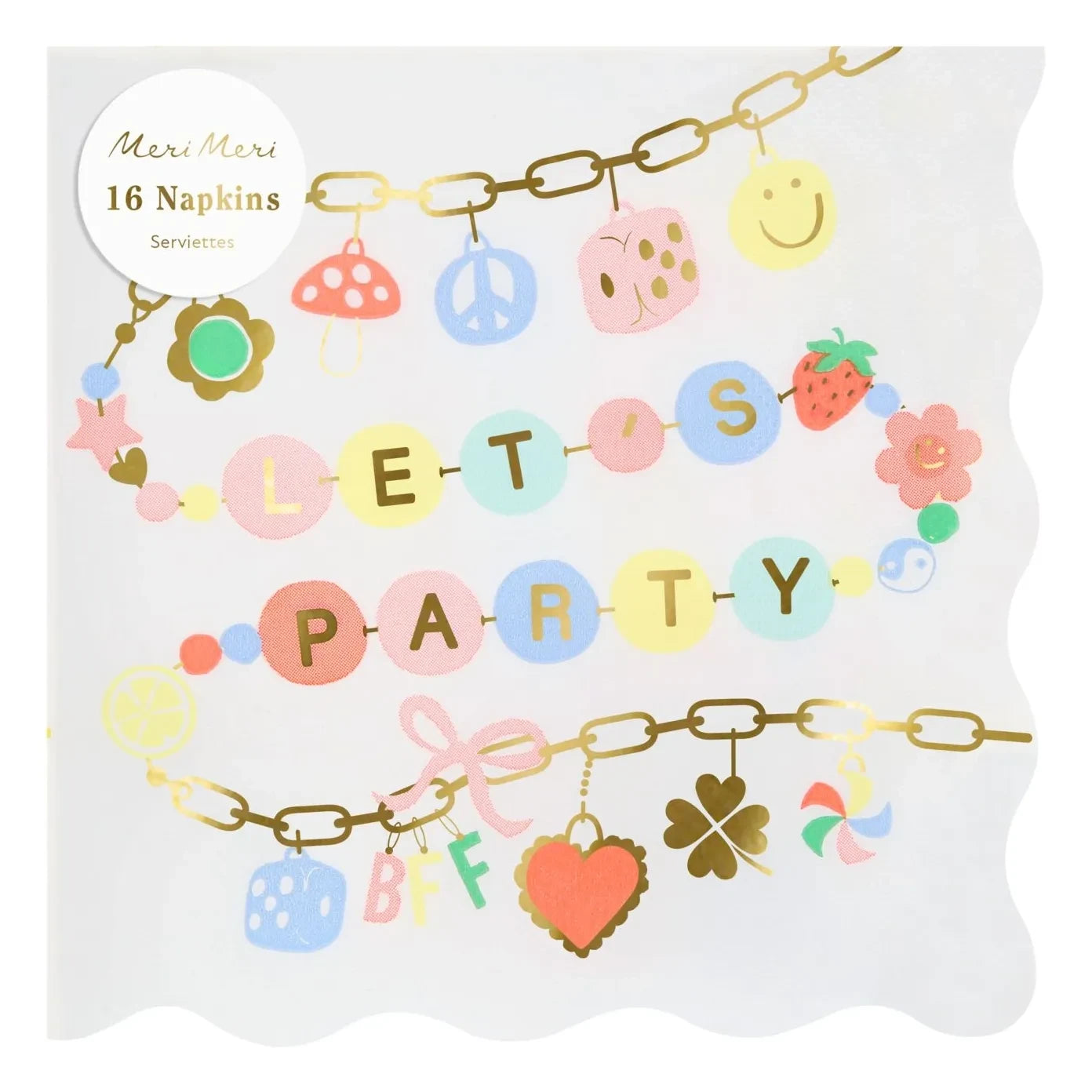 Meri Meri - Charm Party Paper Napkins - 16-Pack