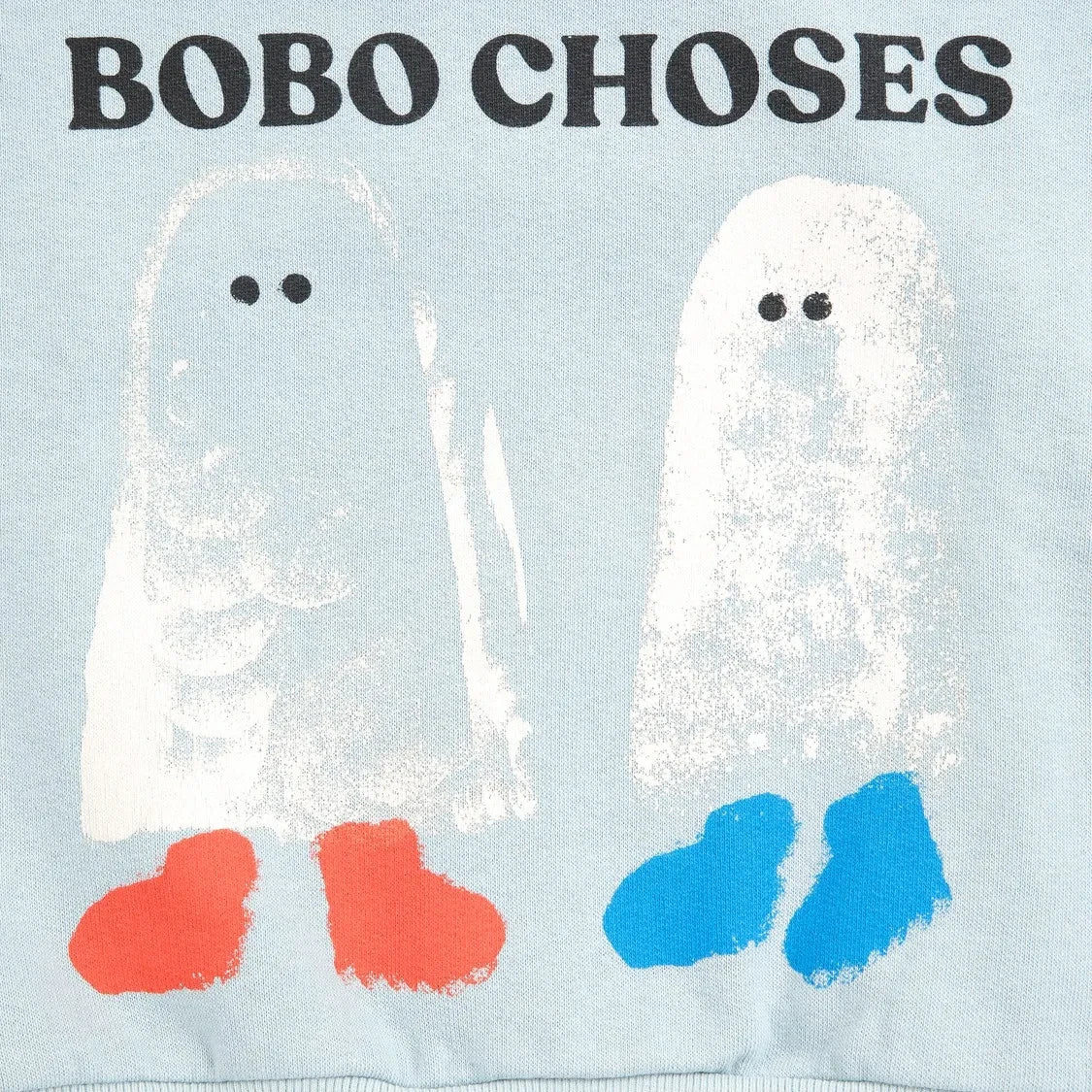 Bobo Choses - Sweat Ghosts Bobo Choses Organic Cotton Baby | Light Blue