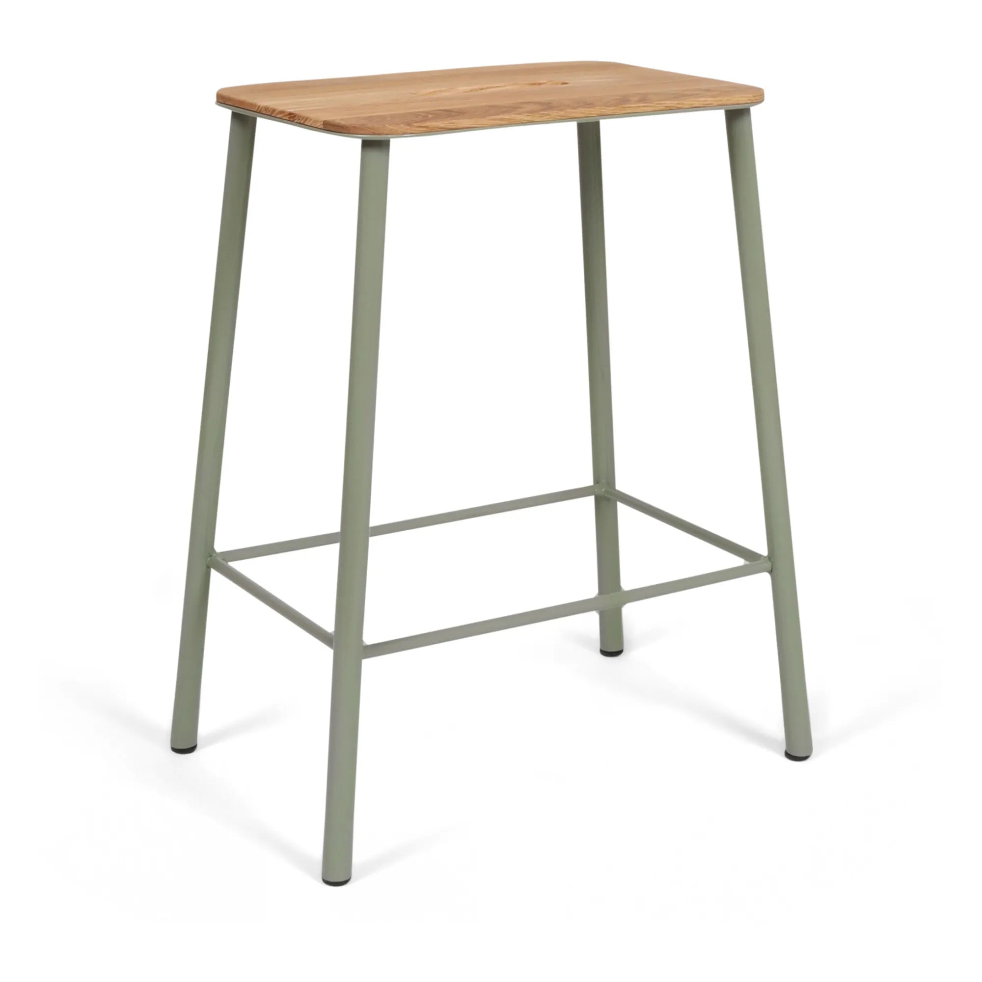 Frama - Adam Nyboder Stool, Wooden Seat | Green