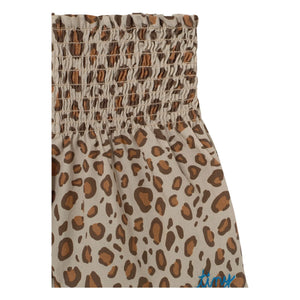 Tinycottons - Leopar şort | Kahverengi