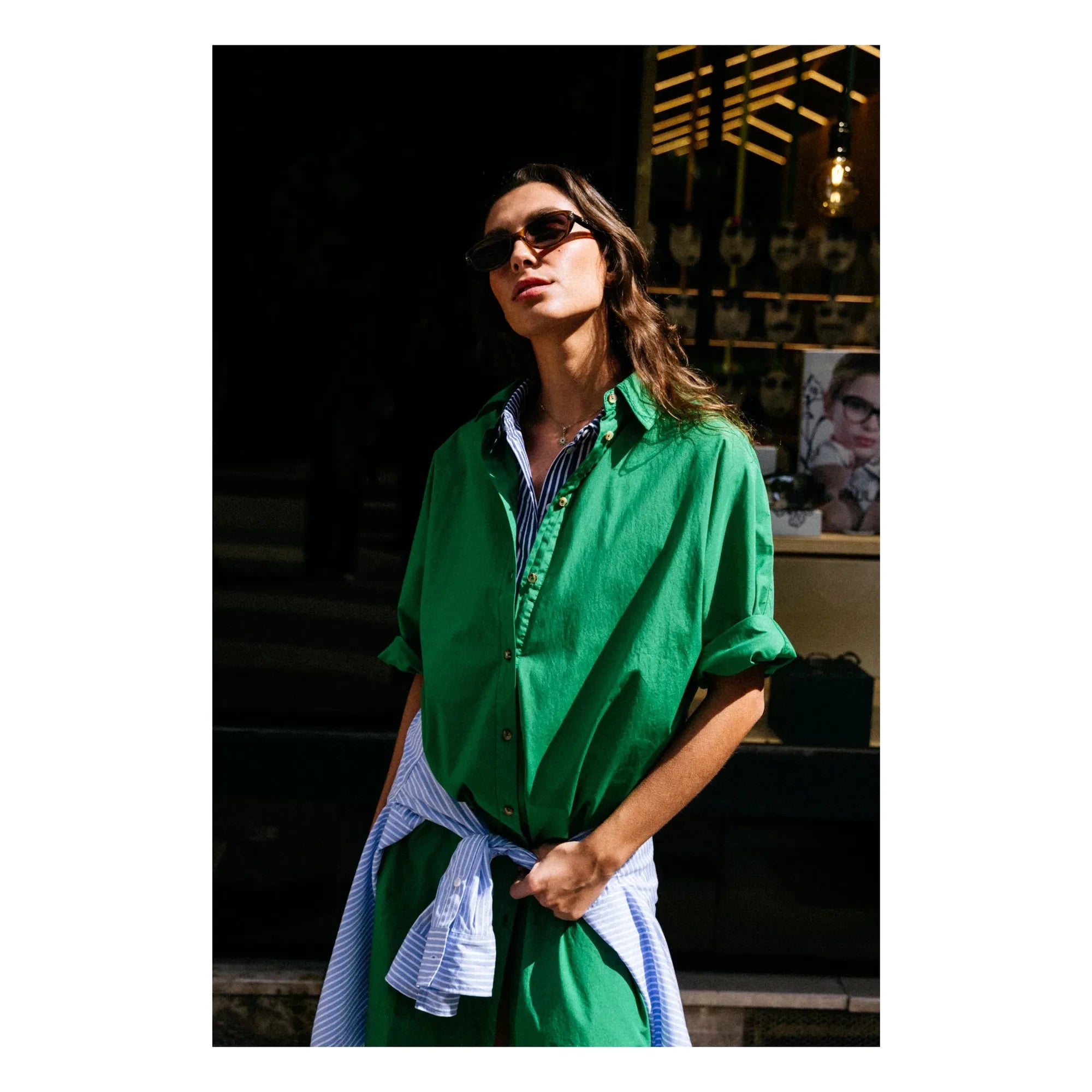 Sacrécoeur - Giulietta Poplin Dress | Green