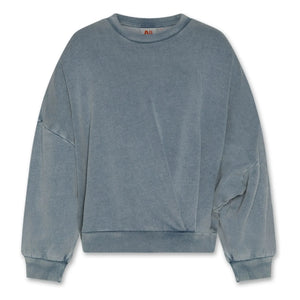 AO76 - Lys recycled cotton sweatshirt | Grey Blue