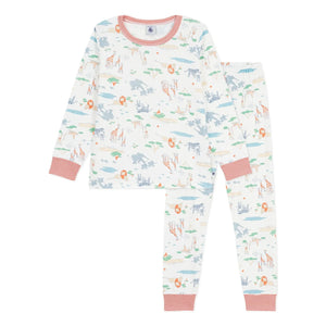 Petit Bateau - Savannah Pijama | Beyaz