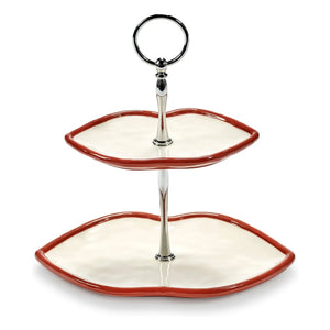Serax - Double-layer Cake Stand, Wouters & Hendrix | Red