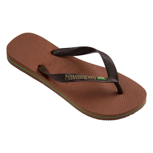 Havaianas - Brasil Logo Flip Flops | Brown