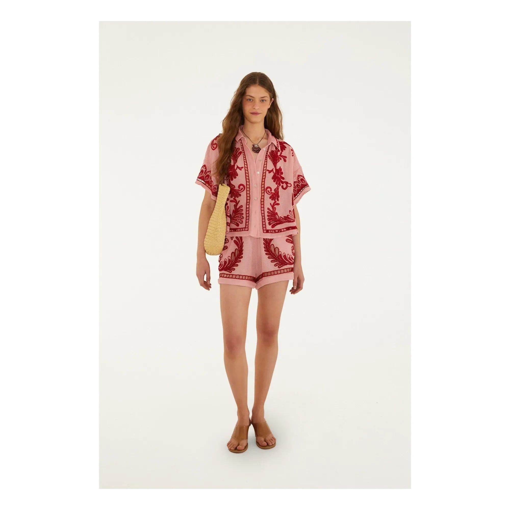 Farm Rio - Arabesque Shorts | Pink