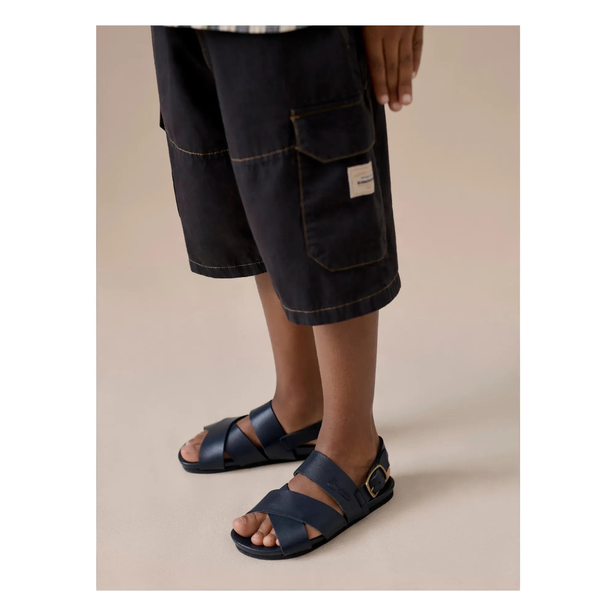 Bonpoint - Lawson Organic Cotton Cargo Shorts | Black