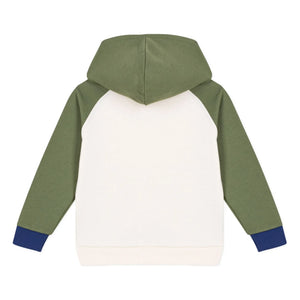 Petit Bateau - Colorblock Molleton sweatshirt | Ekru