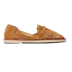 Mapache - Alegre Suede Sandals | Caramel