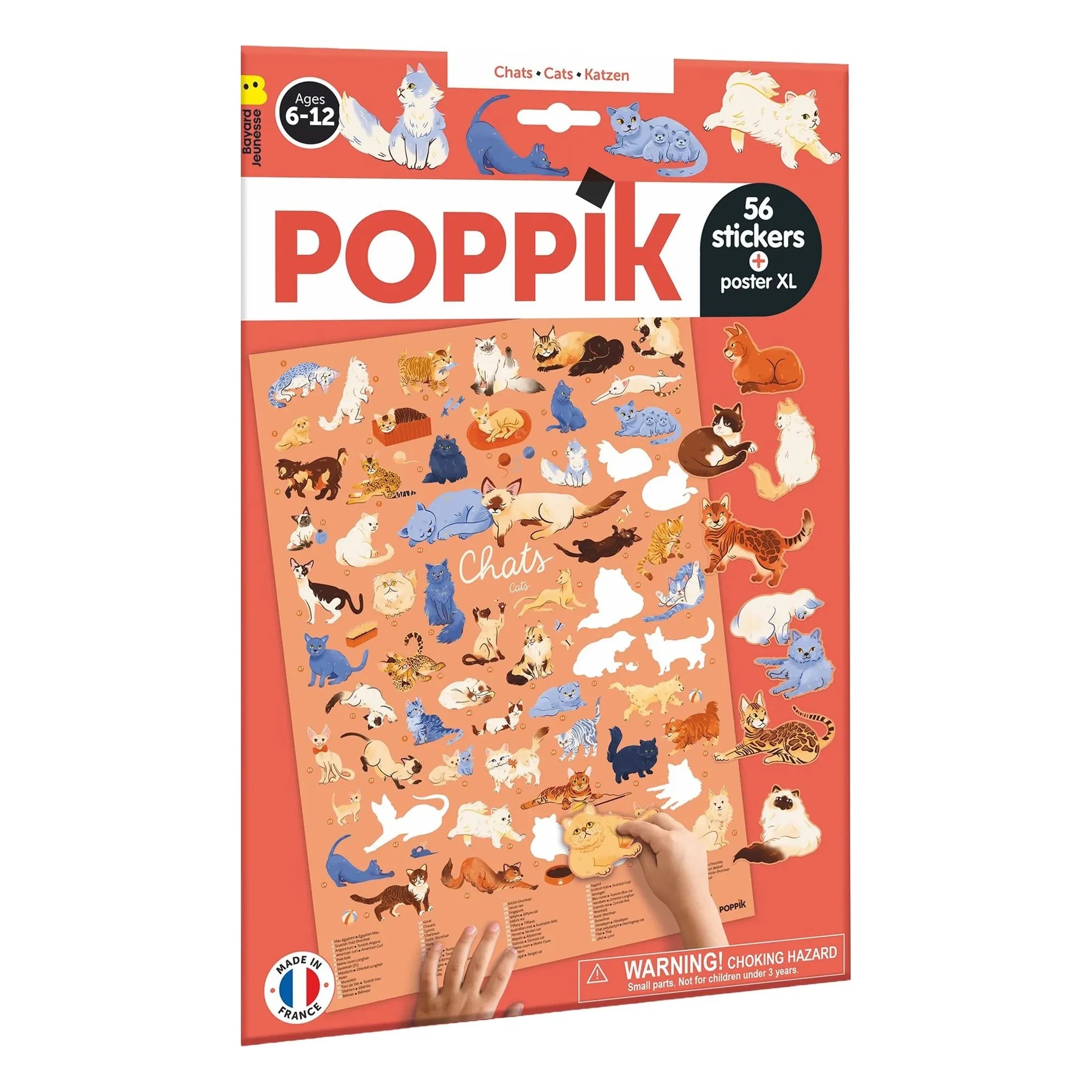 Poppik - Poster Stickers Les Chats