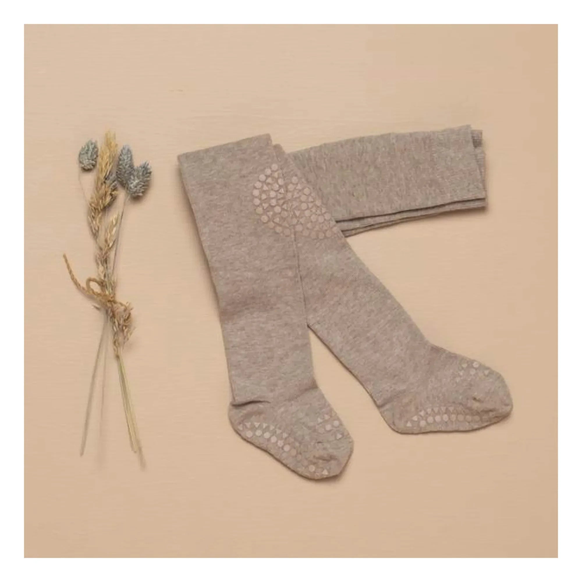 GOBABYGO - Non-Slip Leggings | Beige