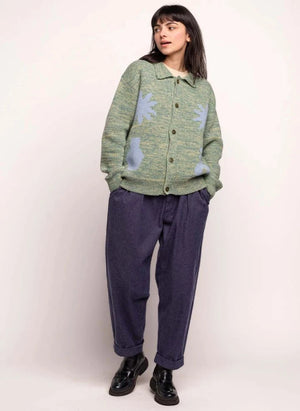 Olow - Cardigan | Heather Green