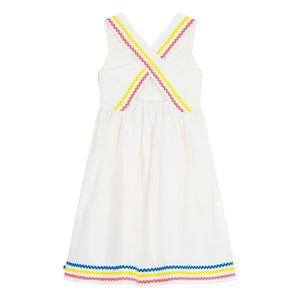 Petit Bateau - Organic Cotton Poplin Strapless Dress | White