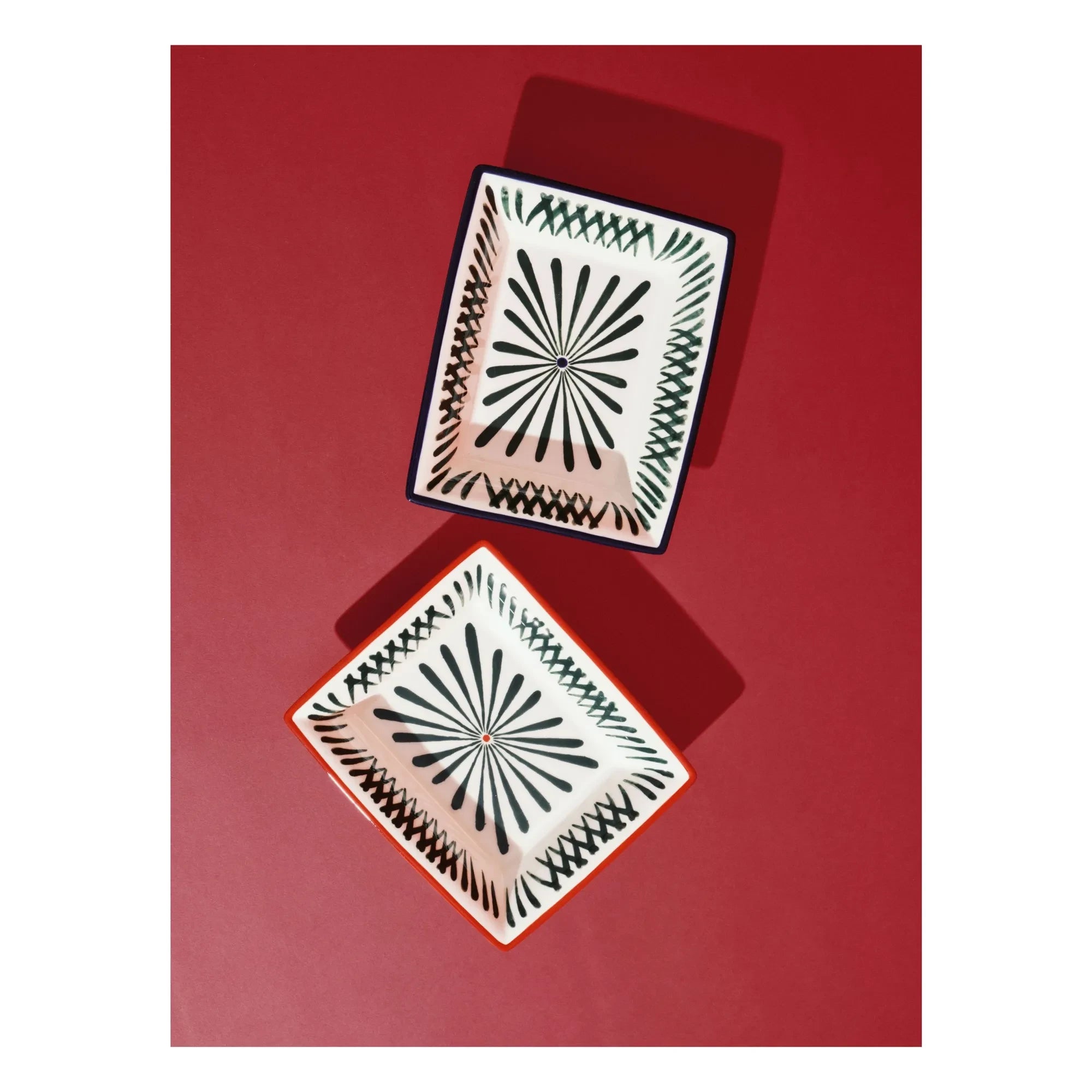 Serax - Baazar Plate, Waww La Table - Set of 2 | Green