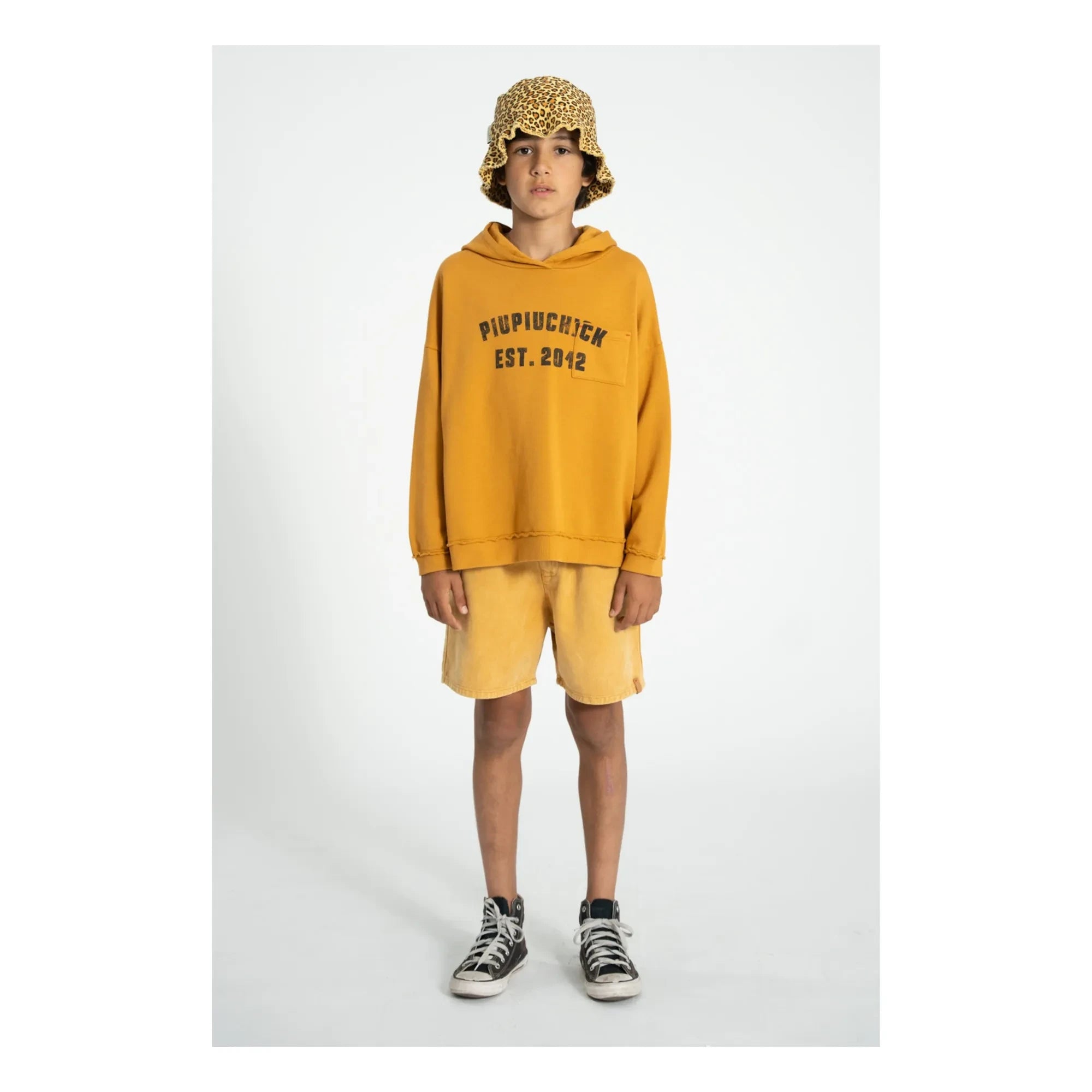 Piupiuchick - Est 2012 Organic Cotton Sweatshirt | Camel