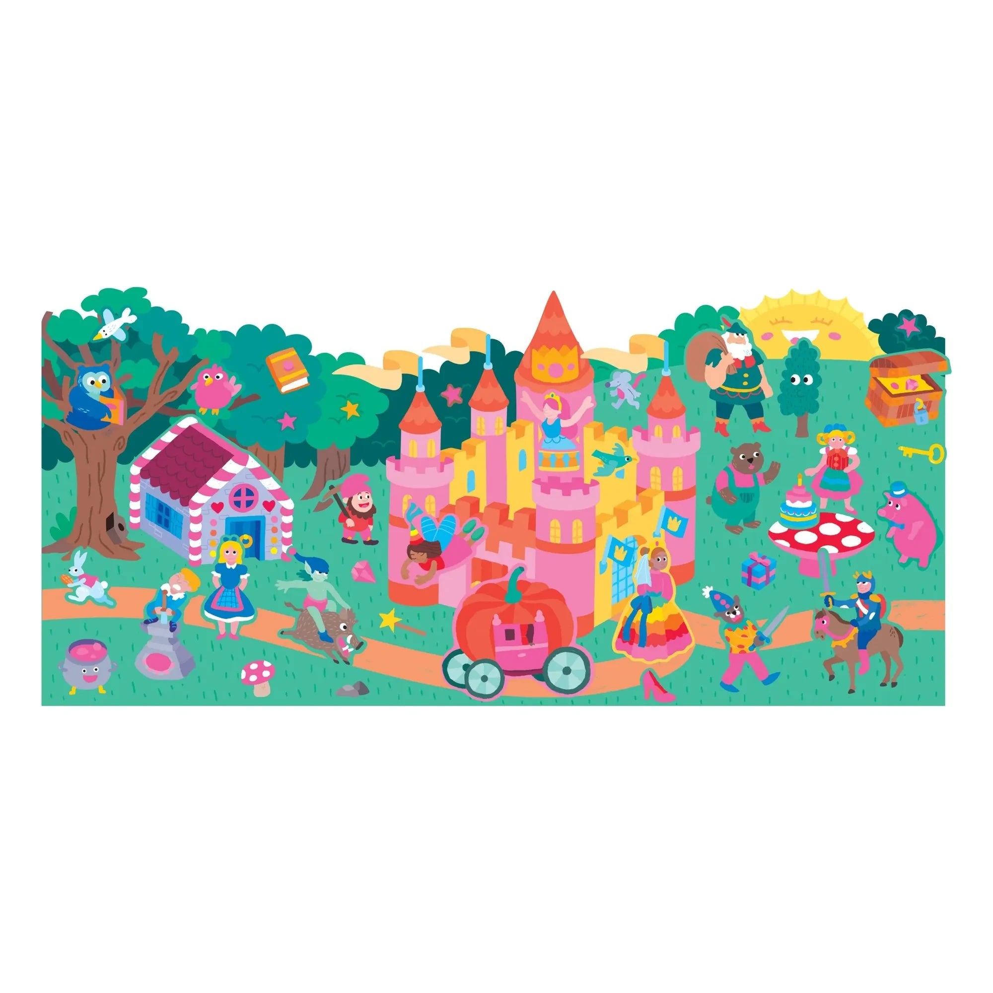 Omy x Gallimard Jeunesse - Once Upon a Time Coloring Poster