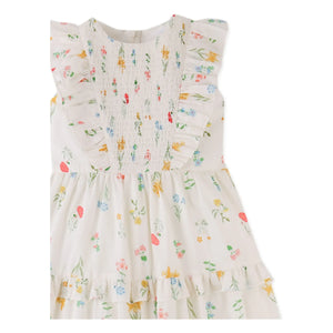 Gingersnaps - Chisa Gathered Dress | Ecru