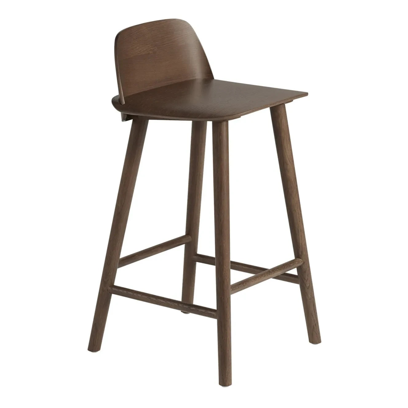 Muuto - Nerd Bar Stool | Dark Wood