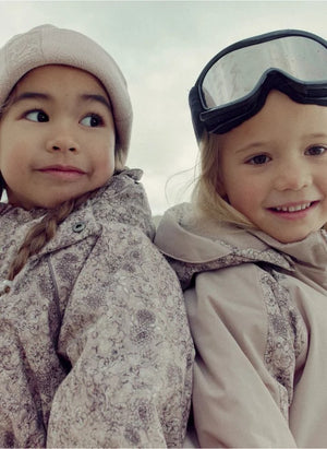 Wheat - Ski Jacket with Snow Skirt | Light Pink