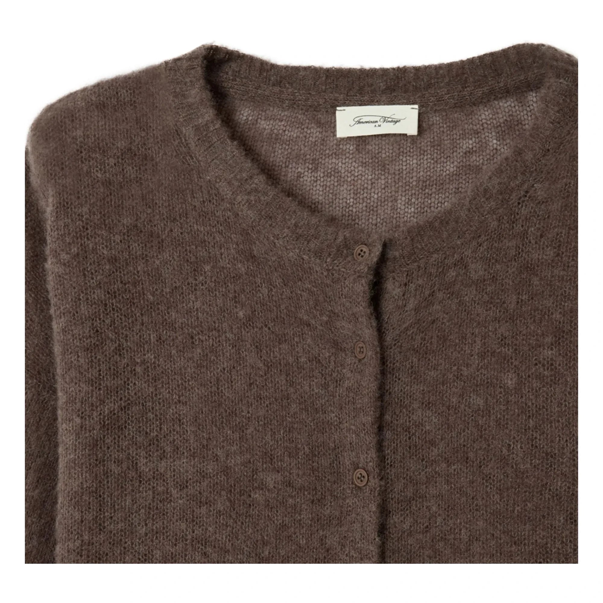 American Vintage - Bodyrow Cashmere & Wool Vest | Brown