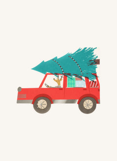 Meri Meri - Paper Napkins Christmas Truck - Set of 16