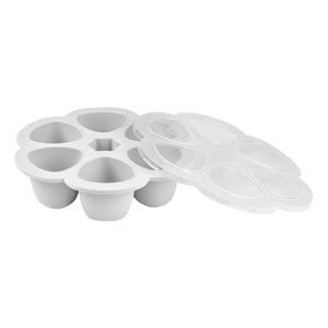 Béaba - Silicone Baby Food Mold - 6 x 90 ml | Light Gray