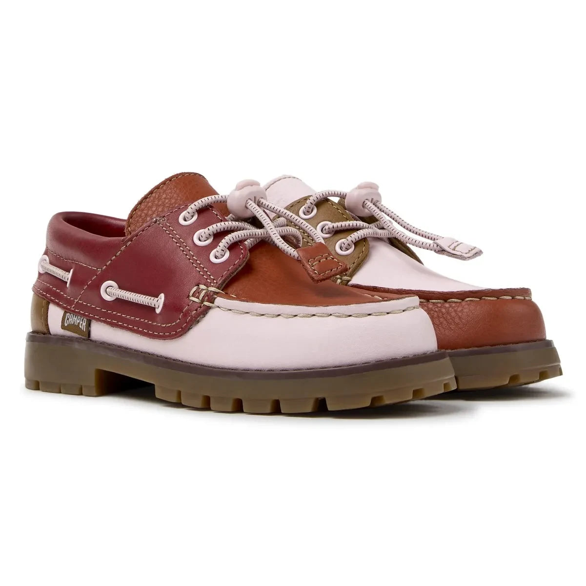 Camper - Compas Boat Shoes | Pale Pink